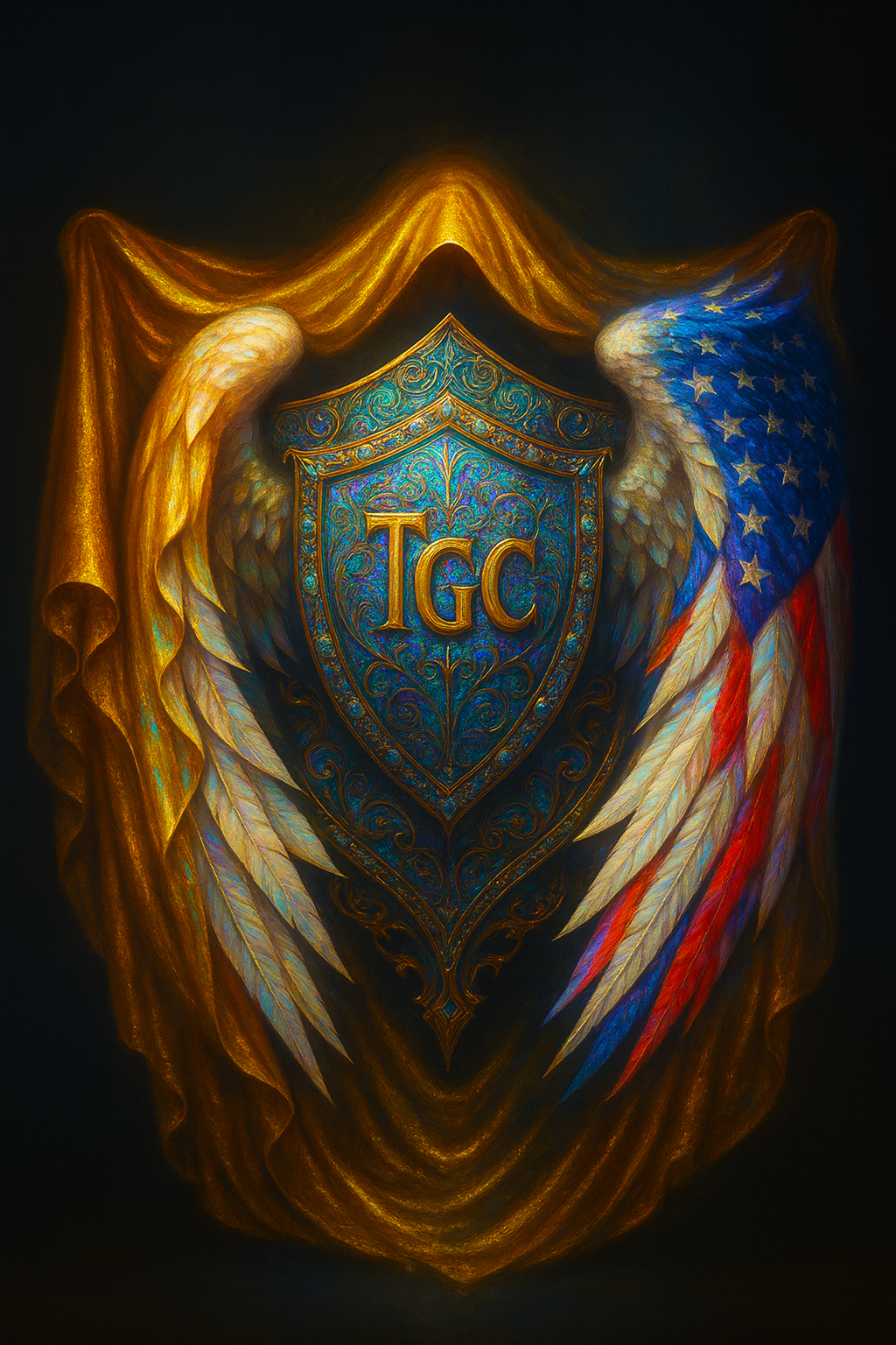 The Golden Curtain Emblem